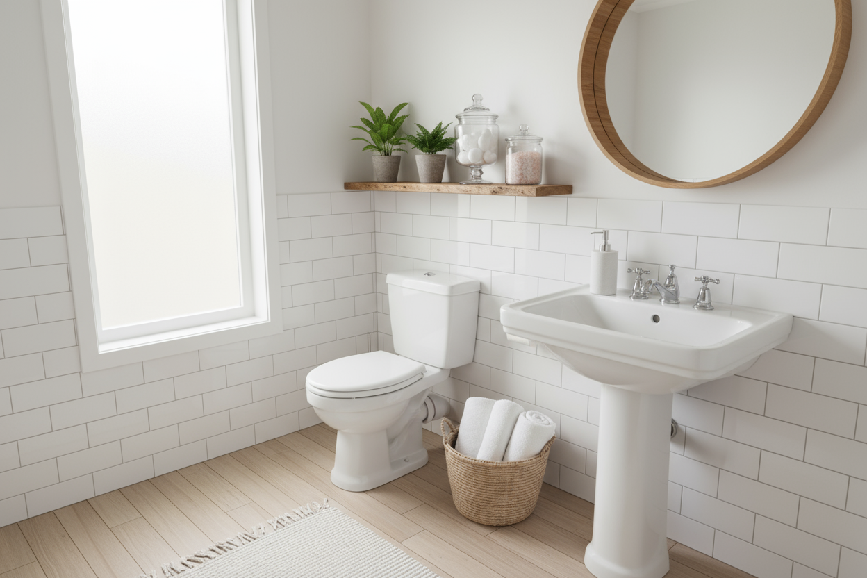 Simple Bathroom Decorating Tips and Accessories on a Budget