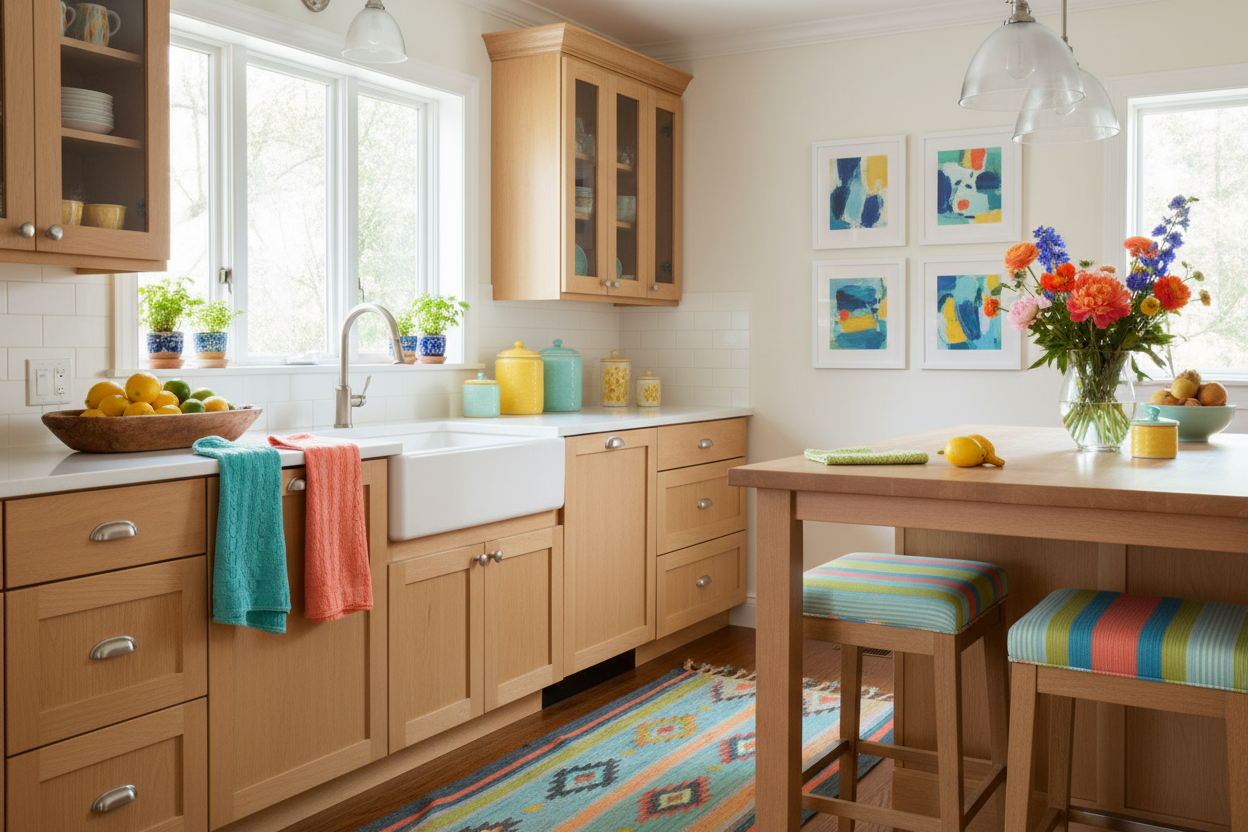 Simple Ways to Add Color and Style to Your Kitchen