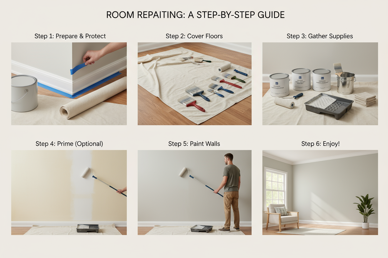 Step-by-Step Guide to Repainting Your Room