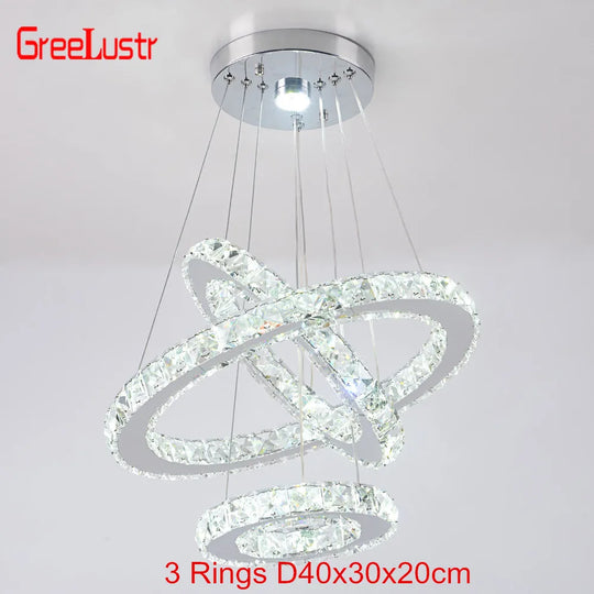 Modern K9 Crystal Led Chandelier Lights Home Lighting Chrome Lustre Chandeliers Ceiling Pendant Lamp Fixtures for Living Room