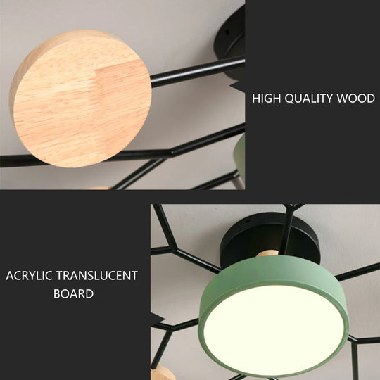 Modern Living Room Bedroom Villa LED Ceiling Lamps Restaurant Lighting Hotel Apartment Ceiling Chandelier Lights Factory Sales