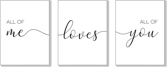 Minimalist Wall Art,Set of 3 Wall Art Canvas for Living Room,Bedroom Wall Decor,Quote Wall Art Print,8X10 Inch,Unframed (8WÃ—10L)