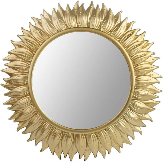 Small round Decor Wall Golden Mirrors Home Accessories for Bedroom, Living Room & Dinning Room