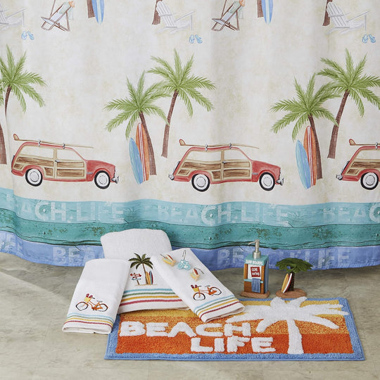 by . Paradise Beach Rug, Multicolored 30X20