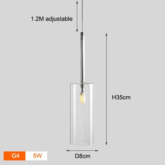 Nordic Colorful Glass Chandelier Lights Living Room Dining Table Kitchen Bedroom Fixtures Warm White LED Suspension Hanging Lamp