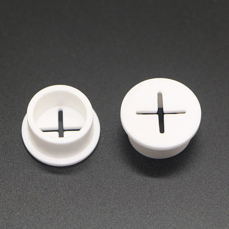 20/25Mm Flexible Rubber round Cable Hole Cover Gasket Office Desk TV Console Furnitures Cord Pass through Grommet Wire Organizer