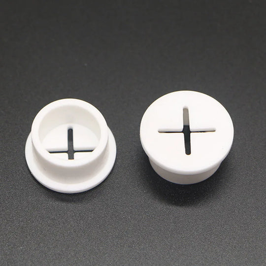 20/25Mm Flexible Rubber round Cable Hole Cover Gasket Office Desk TV Console Furnitures Cord Pass through Grommet Wire Organizer