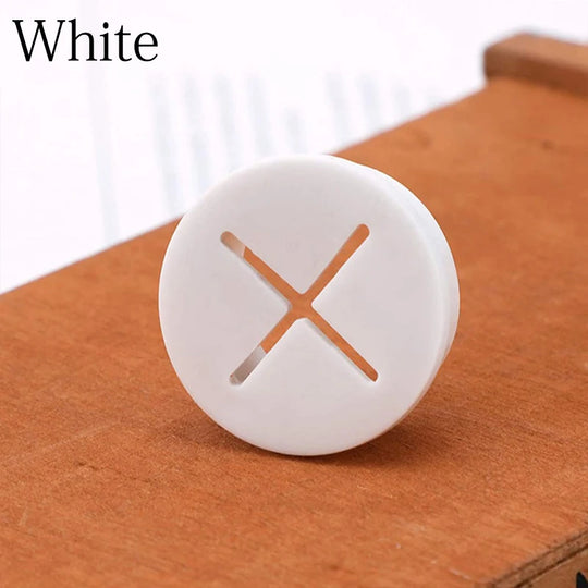 20/25Mm Flexible Rubber round Cable Hole Cover Gasket Office Desk TV Console Furnitures Cord Pass through Grommet Wire Organizer