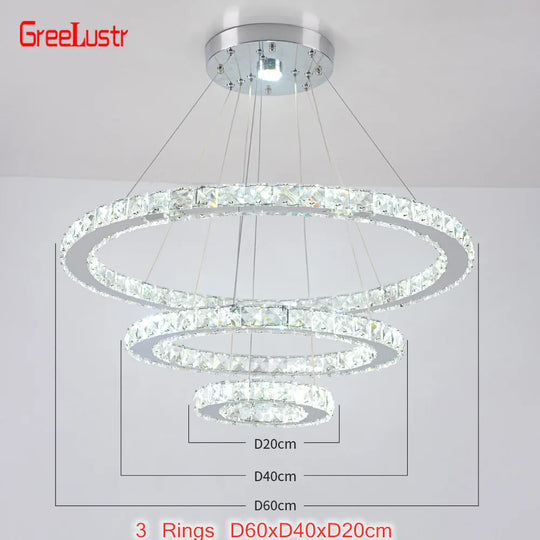 Modern K9 Crystal Led Chandelier Lights Home Lighting Chrome Lustre Chandeliers Ceiling Pendant Lamp Fixtures for Living Room