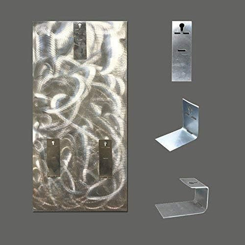 Abstract Metal Wall Arts Hand Crafted Aluminum Artwork Large Modern Wall Accent for Living Room Bedroom Kitchen Decor