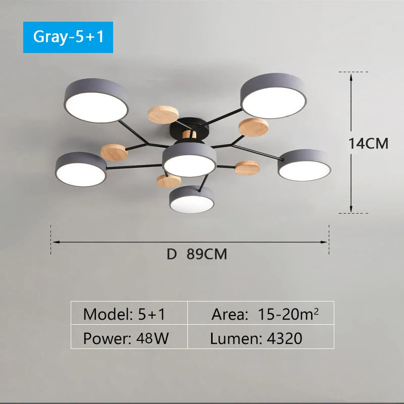 Modern Living Room Bedroom Villa LED Ceiling Lamps Restaurant Lighting Hotel Apartment Ceiling Chandelier Lights Factory Sales