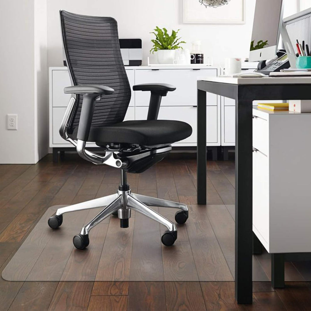 Office Chair Mat for Hardwood Floor Clear Chair Mat for Easy Glide and Protection Floor Protector for under Desk Chair Mat Plastic Floor Mat for Office Chair(36" X 48" Rectangle for Hard Floor)