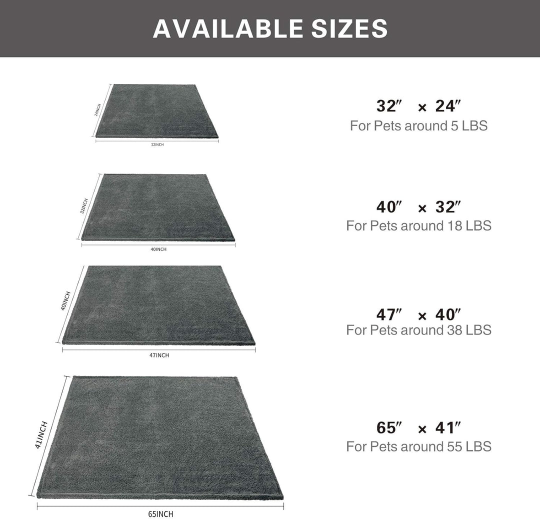 Soft Fleece Small Dog Blanket, Sherpa Fleece Throw Dog Blanket, Pet Throw Blanket Fluffy Reversible Washable for Dogs and Cats Size S(24 * 32"), Grey