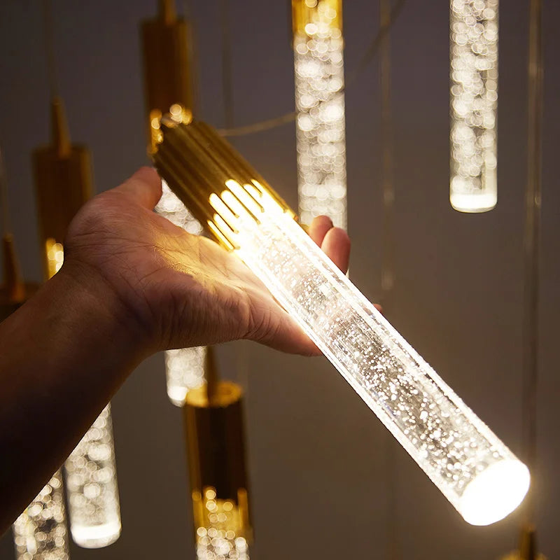 Modern Luxury Crystal Pendant Lamps Home Decor Bedside Hanging Light for Living Room Kictchen Bedroom Ceiling Chandelier Lights