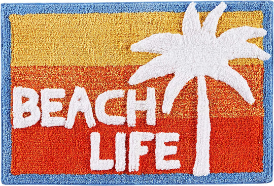 by . Paradise Beach Rug, Multicolored 30X20