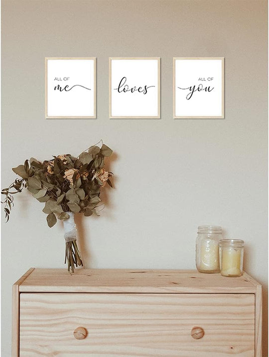 Minimalist Wall Art,Set of 3 Wall Art Canvas for Living Room,Bedroom Wall Decor,Quote Wall Art Print,8X10 Inch,Unframed (8WÃ—10L)