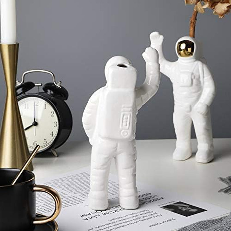 Astronaut Ceramic Vase Home Accessories Ornaments.