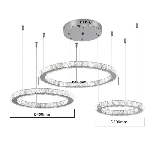 Modern K9 Crystal Led Chandelier Lights Home Lighting Chrome Lustre Chandeliers Ceiling Pendant Lamp Fixtures for Living Room