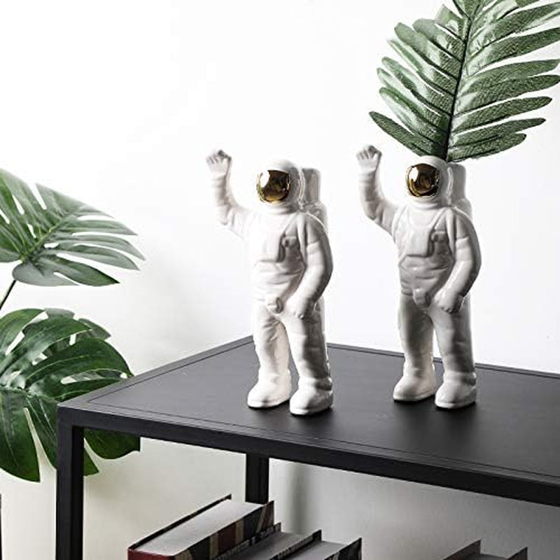 Astronaut Ceramic Vase Home Accessories Ornaments.