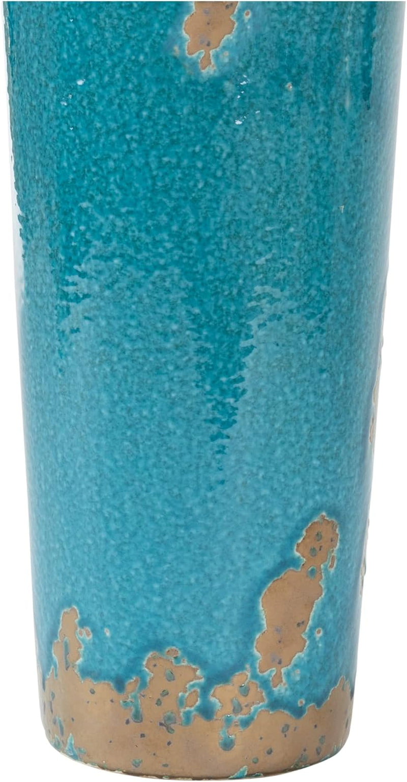 17-687 Brazil Tall Vase , Blue
